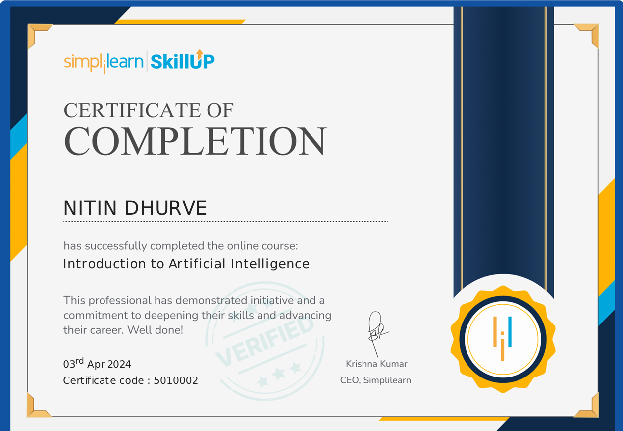 Certificate 13